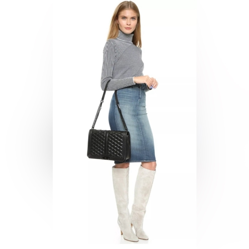 NWT REBECCA MINKOFF LOVE JUMBO QUILTED CROSSBODY - Picture 2 of 14